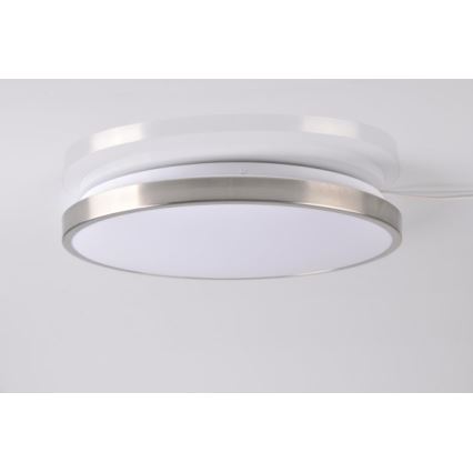 LED Plafondlamp KERN LED/24W/230V nikkel