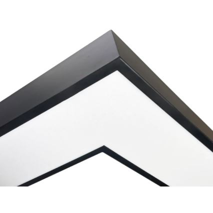 LED plafondlamp LED/100W/230V 3000/4000/6500K 80x80 cm zwart