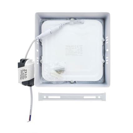 LED Plafondlamp LED/12W/230V 4200K 16,3x16,3 cm wit
