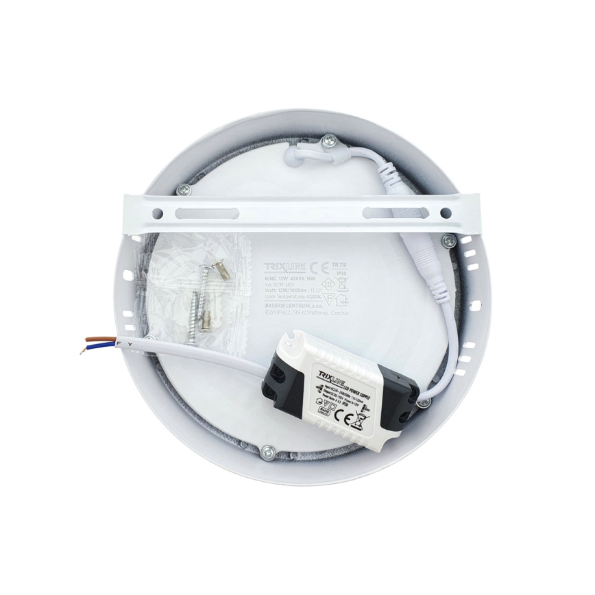 LED Plafondlamp LED/12W/230V 4200K diameter 16 cm wit