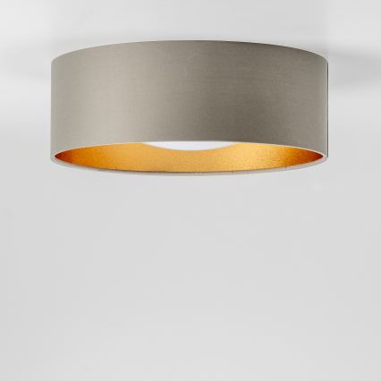 LED plafondlamp LED/12W/230V Ø 32 cm taupe/goud