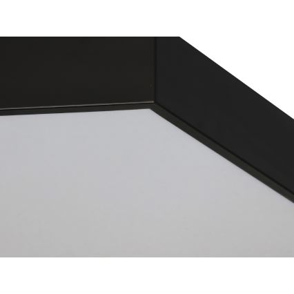 LED plafondlamp LED/135W/230V 3000/4000/6500K Ø 80 cm zwart