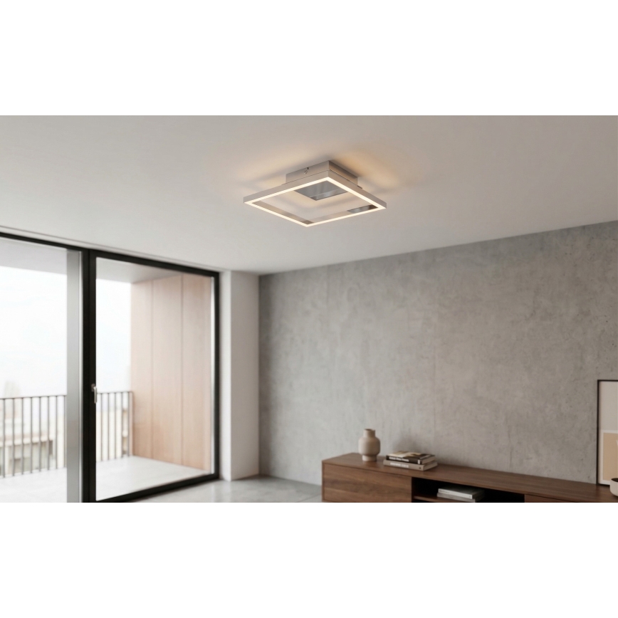 LED-plafondlamp LED/14W/230V glanzend chroom
