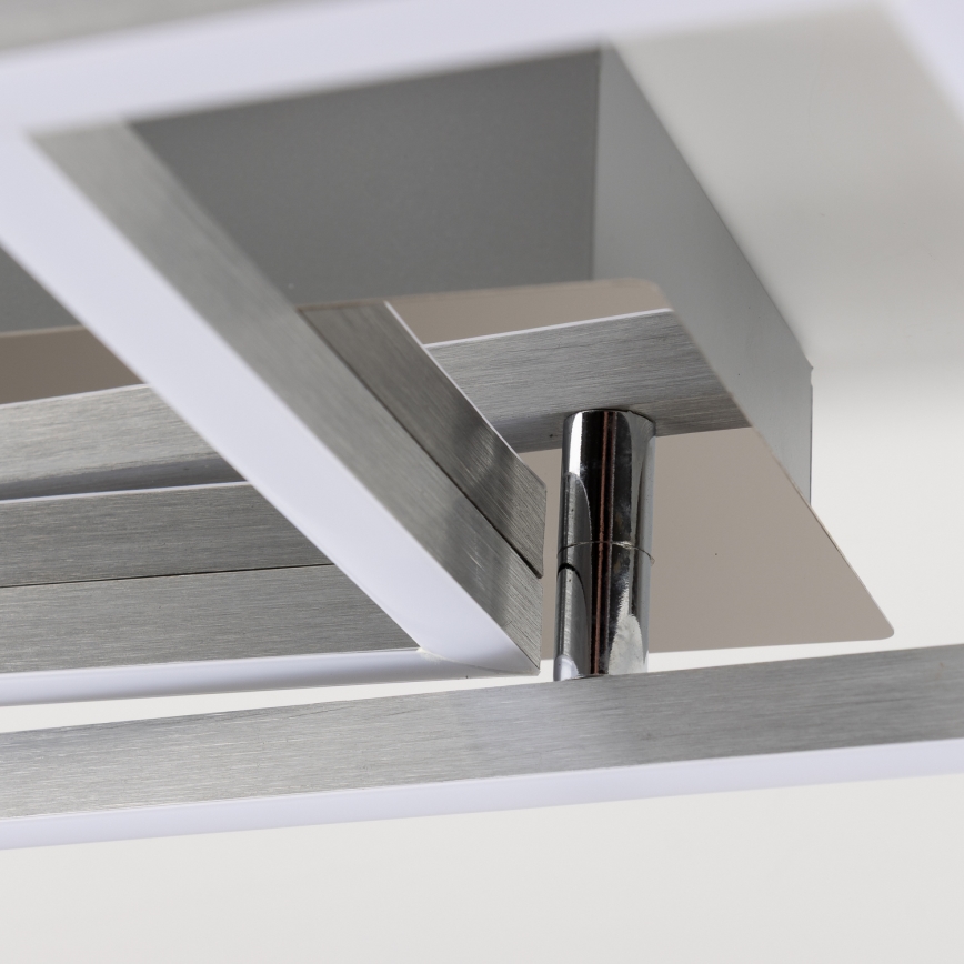 LED plafondlamp LED/17W/230V mat chroom