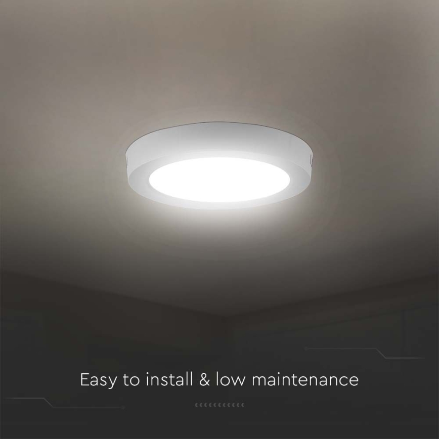 LED Plafondlamp LED/18W/230V 3000K wit