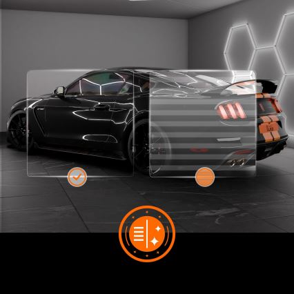 LED plafondlamp HEXAGON LED/192W/85-265V 6500K 298x209 cm CRI 90 IP54 wit