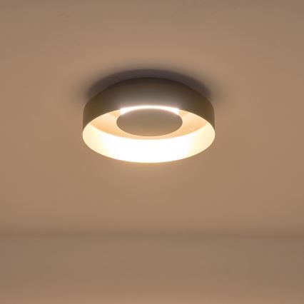 LED Plafondlamp LED/20W/230V 3000K zwart