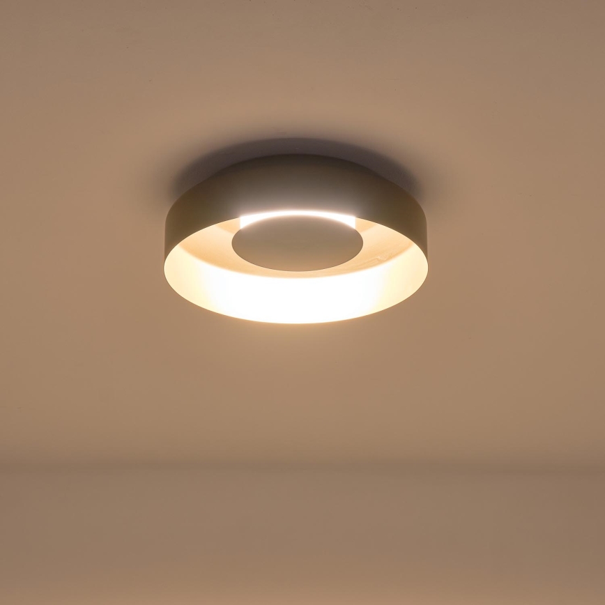LED Plafondlamp LED/20W/230V 3000K zwart