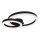 LED Plafondlamp LED/20W/230V 3000K zwart