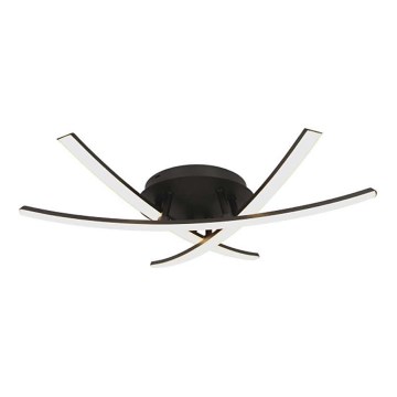 LED Plafondlamp LED/20W/230V 3000K zwart
