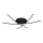 LED Plafondlamp LED/20W/230V 3000K zwart