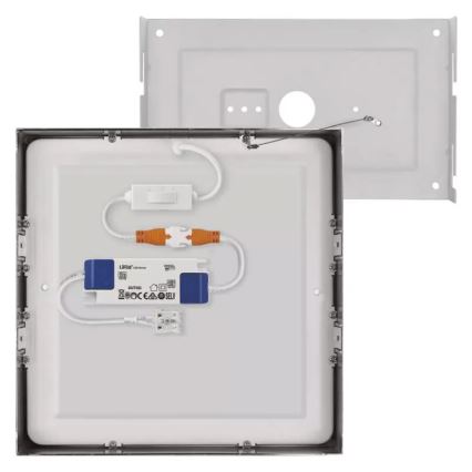 LED Plafondlamp NEXXO LED/21W/230 3000/3500/4000K 22,5x22,5 cm mat chroom