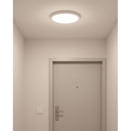 LED plafondlamp LED/24W/230V 3000/4000/6500K Ø 30 cm wit