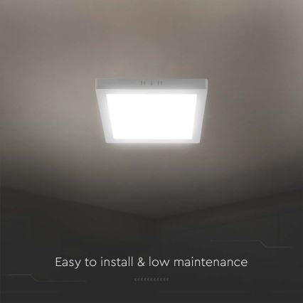 LED Plafondlamp LED/24W/230V 3000K 28,7x28,7 cm wit