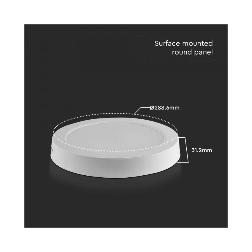 LED Plafondlamp LED/24W/230V 4000K