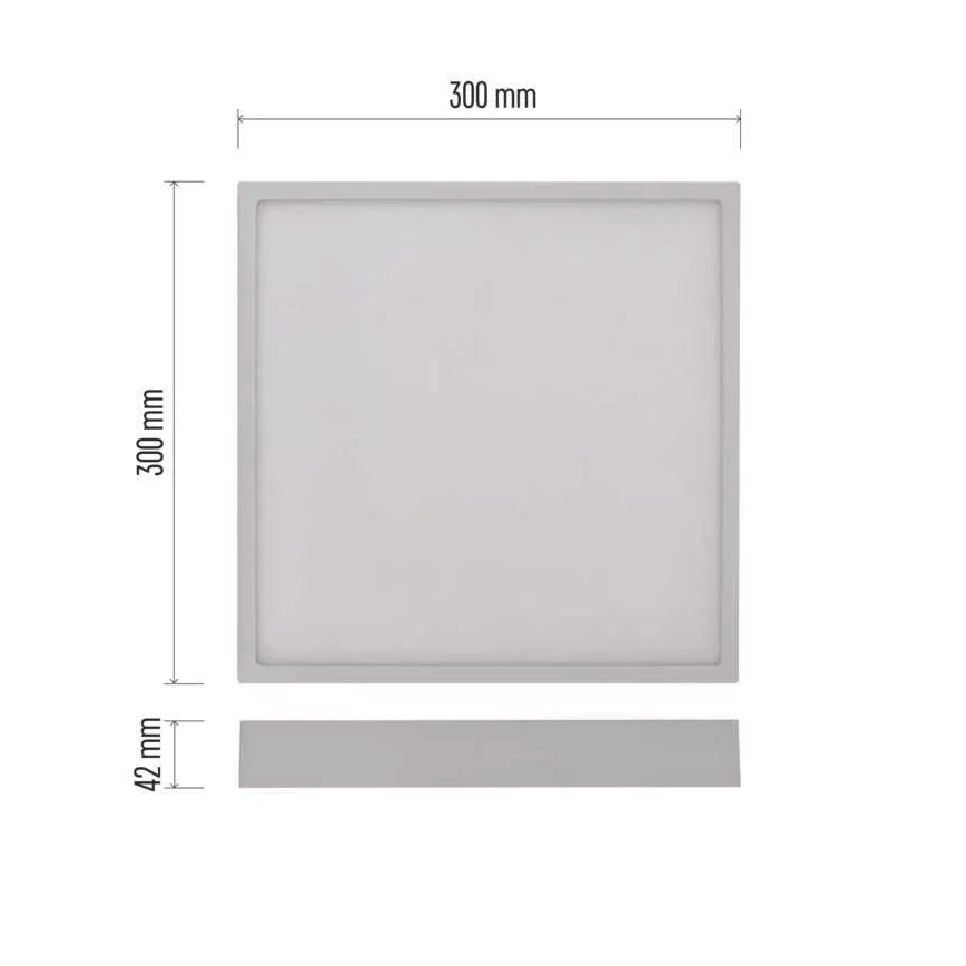 LED Plafondlamp NEXXO LED/28,5W/230V 3000/3500/4000K 30x30 cm wit