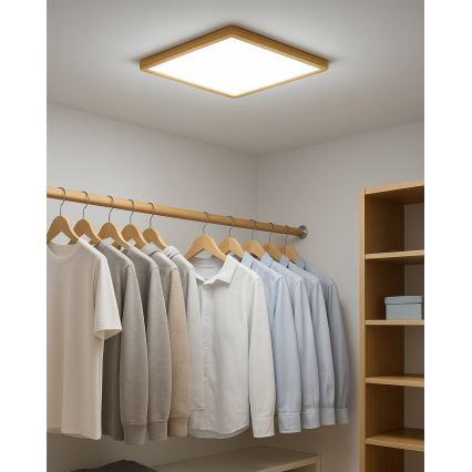 LED-plafondlamp LED/32W/230V 3000/4000/6500K 40x40 cm beige