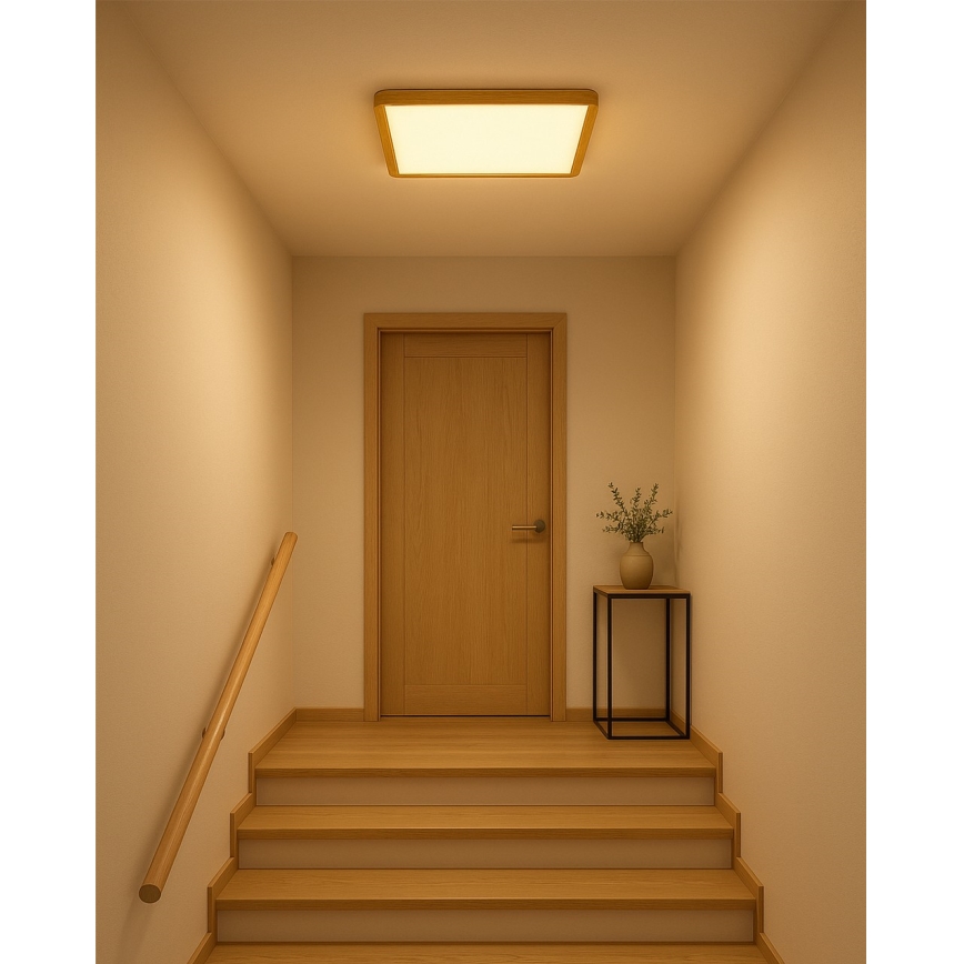 LED-plafondlamp LED/32W/230V 3000/4000/6500K 40x40 cm beige