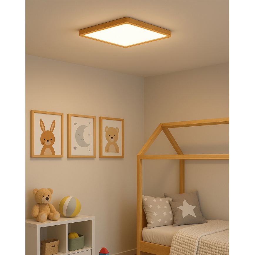 LED-plafondlamp LED/32W/230V 3000/4000/6500K 40x40 cm beige