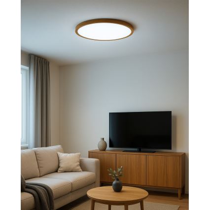 LED-plafondlamp LED/32W/230V 3000/4000/6500K Ø 40 cm beige