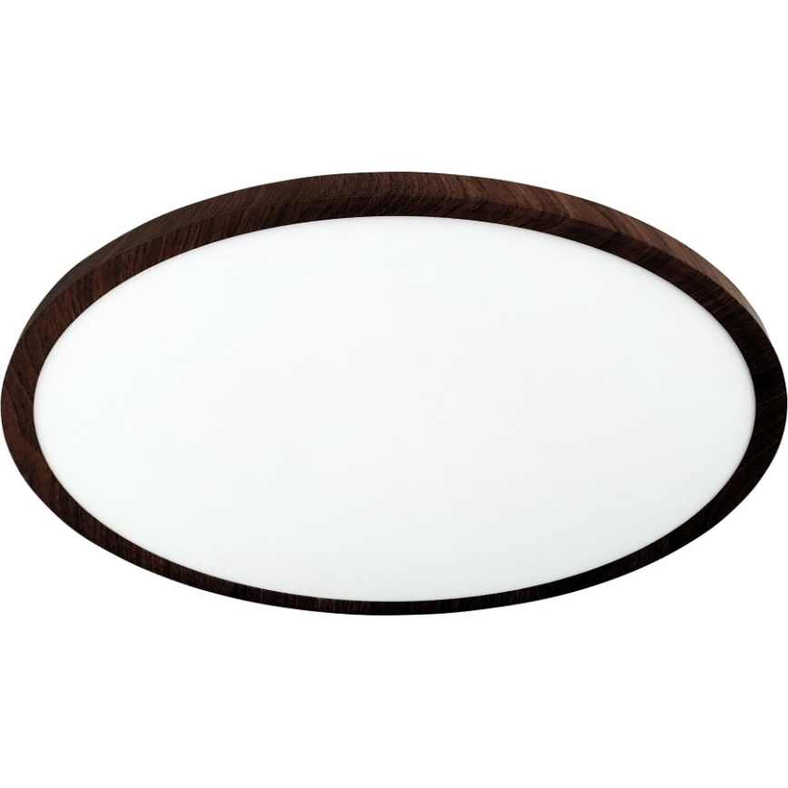 LED-plafondlamp LED/32W/230V 3000/4000/6500K Ø 40 cm bruin