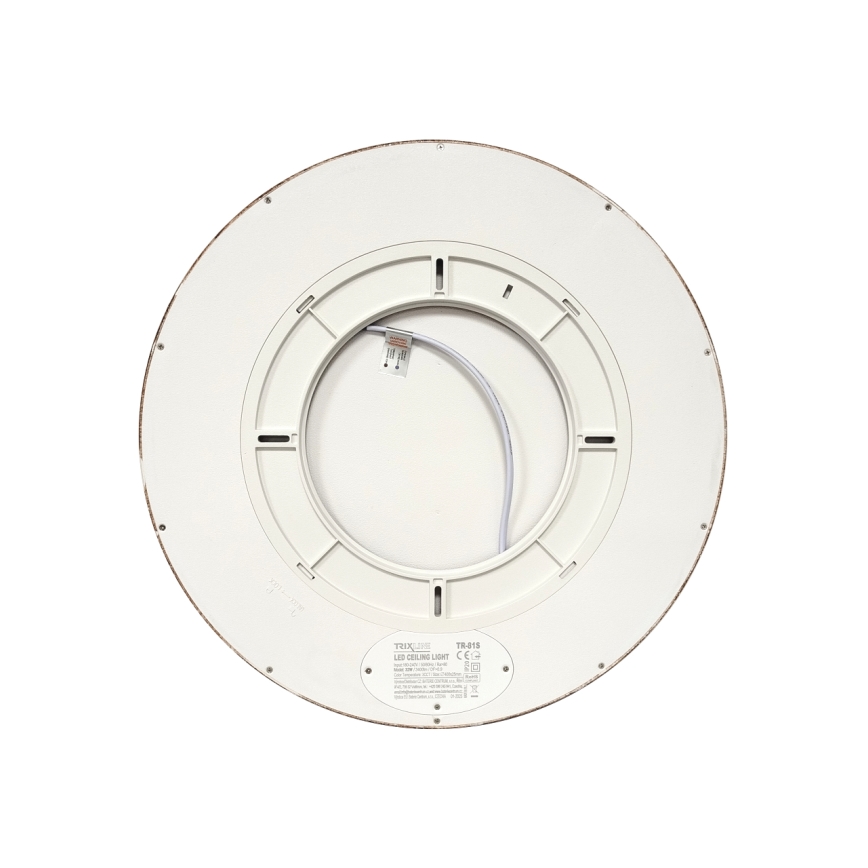 LED-plafondlamp LED/32W/230V 3000/4000/6500K Ø 40 cm bruin