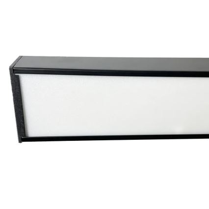 LED Plafondlamp LED/32W/230V 4000K 120x7 cm zwart