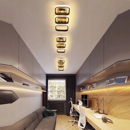 LED plafondlamp LED/33W/230V zwart