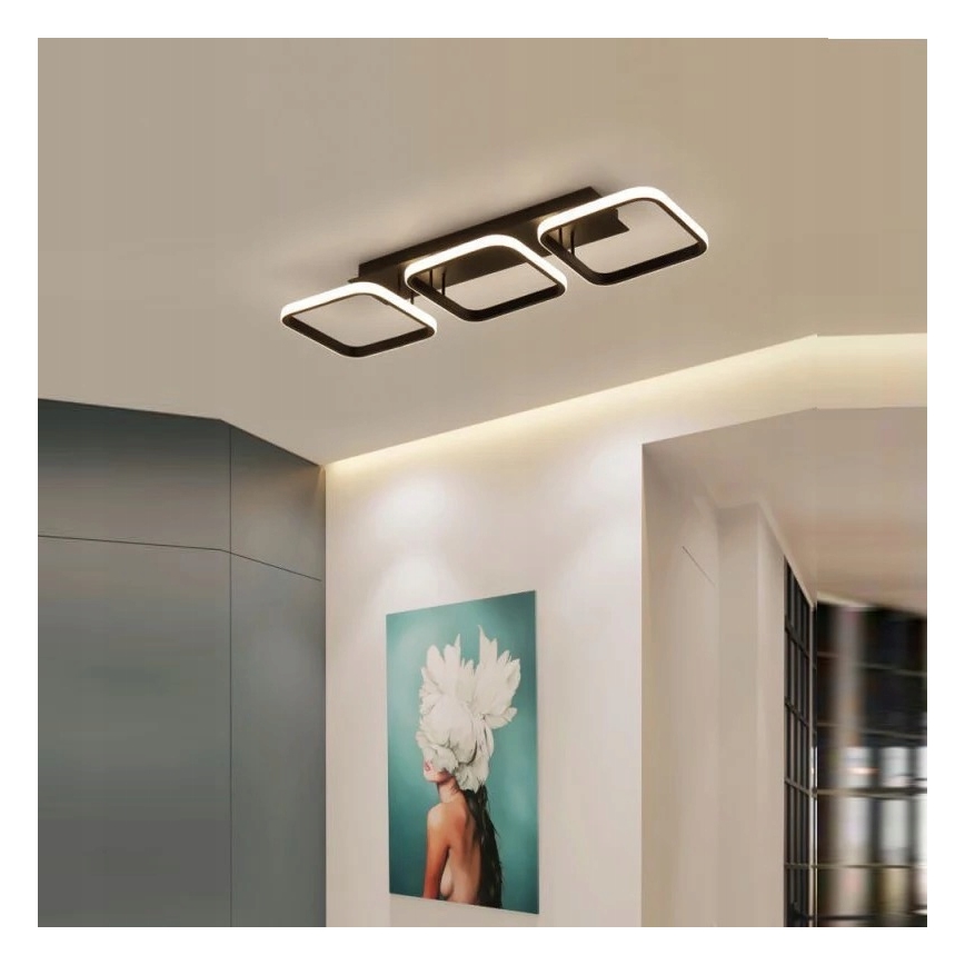 LED plafondlamp LED/33W/230V zwart