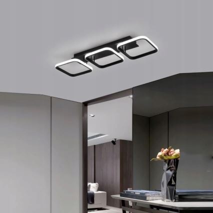 LED plafondlamp LED/33W/230V zwart