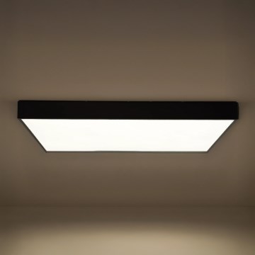 LED plafondlamp LED/340W/230V 3000/4000/6500K 100x100 cm zwart