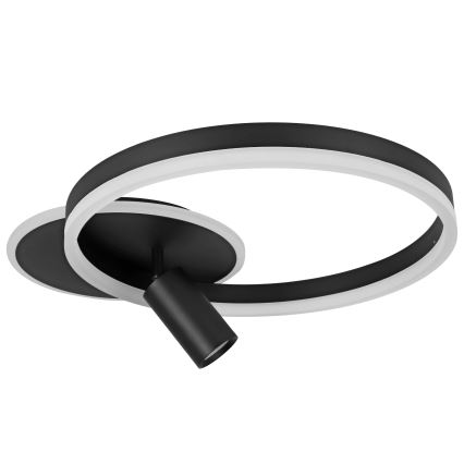 LED plafondlamp LED/38W/230V + 1xGU10/30W zwart