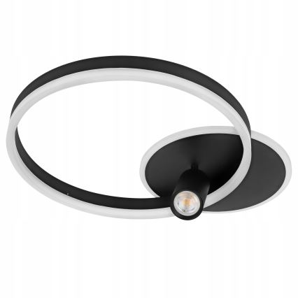 LED plafondlamp LED/38W/230V + 1xGU10/30W zwart