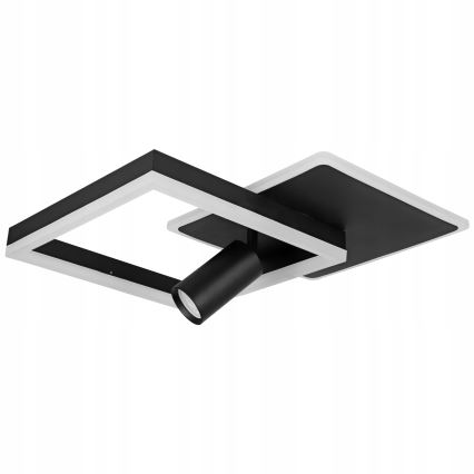 LED plafondlamp LED/38W/230V + 1xGU10/30W zwart