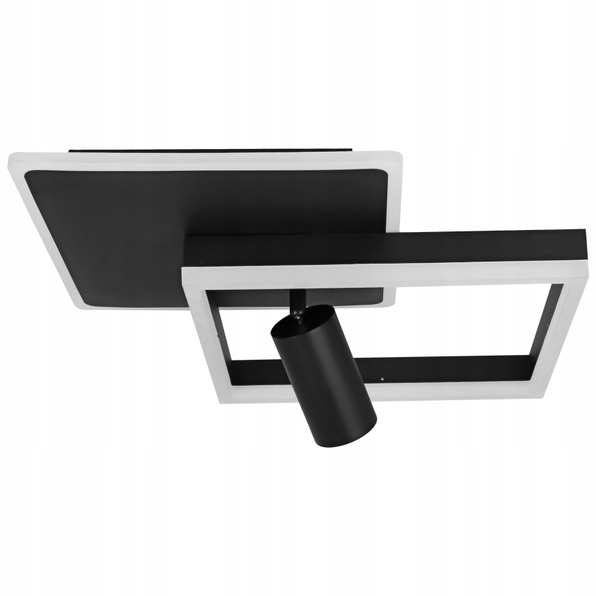 LED plafondlamp LED/38W/230V + 1xGU10/30W zwart