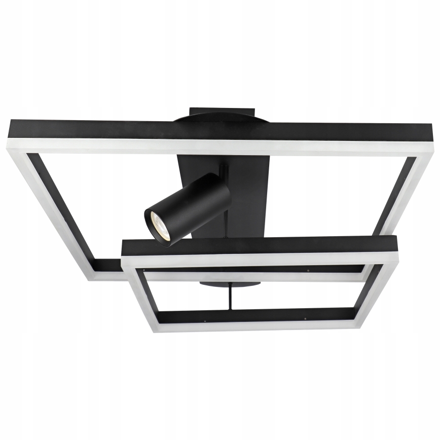 LED-plafondlamp LED/38W/230V + 1xGU10/30W zwart
