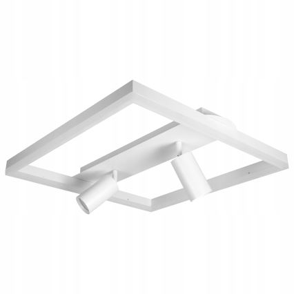 LED plafondlamp LED/38W/230V + 2xGU10/30W wit