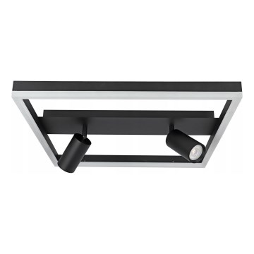 LED plafondlamp LED/38W/230V + 2xGU10/30W zwart