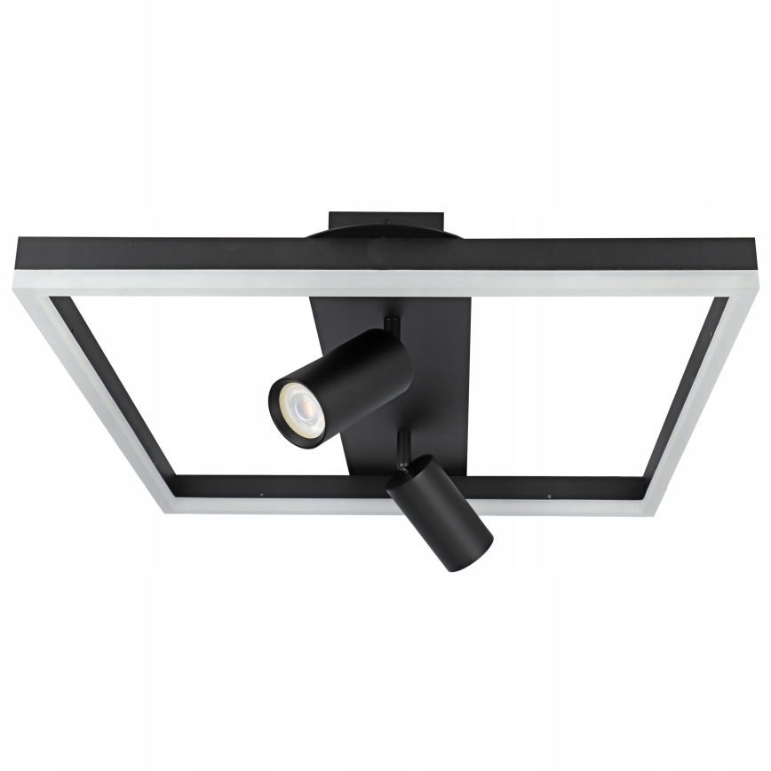 LED plafondlamp LED/38W/230V + 2xGU10/30W zwart