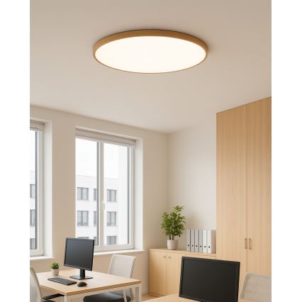 LED-plafondlamp LED/40W/230V 3000/4000/6500K Ø 50 cm beige