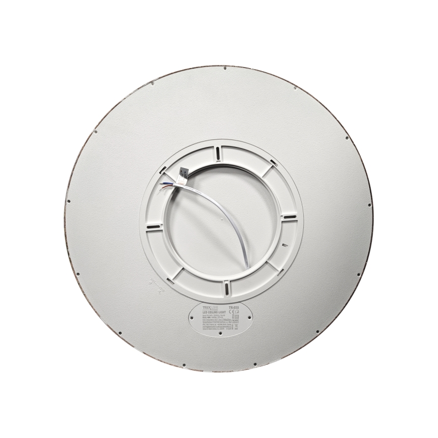 LED plafondlamp LED/40W/230V 3000/4000/6500K Ø 50 cm bruin