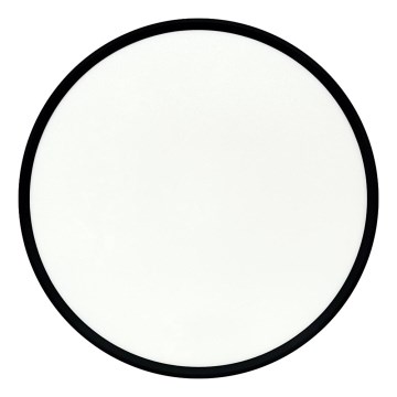 LED plafondlamp LED/40W/230V 3000/4000/6500K Ø 50 cm zwart