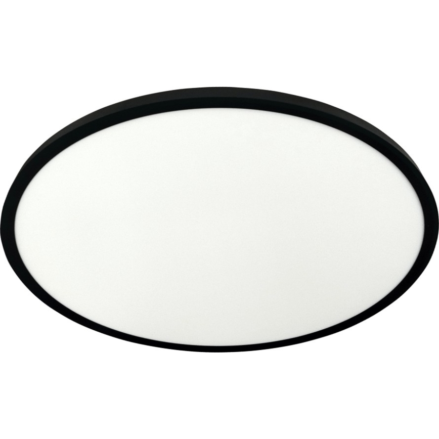 LED plafondlamp LED/40W/230V 3000/4000/6500K Ø 50 cm zwart