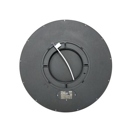 LED plafondlamp LED/40W/230V 3000/4000/6500K Ø 50 cm zwart