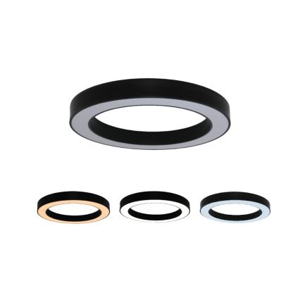 LED-plafondlamp LED/80W/230V 3000/4000/6500K Ø 80 cm zwart