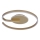LED plafondlamp LORENZO LED/22W/230V Ø 50 cm goud