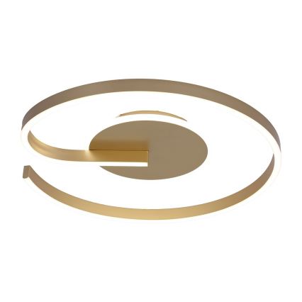 LED plafondlamp LORENZO LED/22W/230V Ø 50 cm goud
