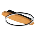 LED-plafondlamp MELISA LED/12W/230V 30x40 cm van dennenhout