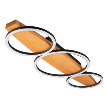 LED-plafondlamp MELISA LED/28W/230V 26,5x70 cm grenen