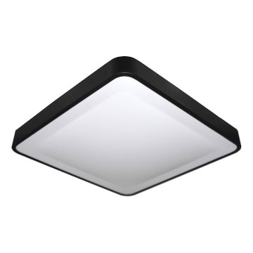 LED plafondlamp met bewegings- en schemersensor WILTON LED/24W/230V 4000K 33x33 cm zwart